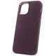 Satin case for iPhone 12 / 12 Pro 6,1&quot; burgundy