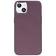 Satin case for iPhone 12 / 12 Pro 6,1&quot; burgundy