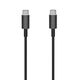 Setty cable USB-C - USB-C 1,0 m 3A black