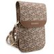 Guess bag for phone GUWBHGCFSEW brown Wallet GCube Stripe 3666339112752