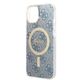 Guess set case + charger for iPhone 14 Plus 6,7&quot; GUBPP14MH4EACSB blue hard case Marble MagSafe 3666339102975