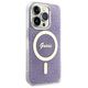 Guess case for iPhone 14 Pro 6,1&quot; GUHMP14LH4STU purple hard case 4G MagSafe 3666339118242