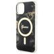 Guess case for iPhone 14 Plus 6,7&quot; GUHMP14MHTMRSK black hard case Golden Marble MagSafe 3666339115760