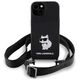 Karl Lagerfeld case for iPhone 15 6,1&quot; KLHCP15SSCBSCNK hardcase black Crossbody Silicone Choupette 3666339167554