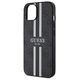 Guess case for iPhone 14 Plus 6,7&quot; GUHMP14MP4RPSK black harcase Magsafe 4G Printed Stripes 3666339119683