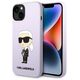 Karl Lagerfeld case for iPhone 14 Plus 6,7&quot; KLHCP14MSNCHBCP purple HC Silicone NFT Choupette 3666339086695