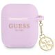 Guess case for Airpods / Airpods 2 GUA2LSC4EU purple Logo 4G Charm 3666339039271