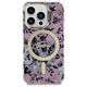 Guess case for iPhone 14 Pro 6,1&quot; GUHMP14LHCFWSP pink hardcase Magsafe IML Flower 3666339115579