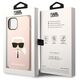 Karl Lagerfeld case for iPhone 14 Pro Max 6,7&quot; KLHMP14XSLKHLP pink HC Silicone Karl Head 3666339078065