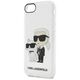 Karl Lagerfeld case for iPhone 7 / 8 / SE KLHCI8HNKCTGT transparentne hardcase IML Glitter NFT Karl&Choupette 3666339118822