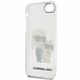 Karl Lagerfeld case for iPhone 7 / 8 / SE KLHCI8HNKCTGT transparentne hardcase IML Glitter NFT Karl&Choupette 3666339118822
