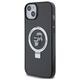 Karl Lagerfeld case for iPhone 15 Pro 6,1&quot; KLHMP15MHMRSKCK black hardcase Ring Stand Karl&Choupettte MagSafe 3666339169121