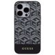 Guess case for iPhone 14 Pro Max 6,7&quot; GUHMP15XHGCFSEK black HC MAGSAFE GCUBE PU STRIPE 3666339194734