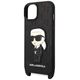 Karl Lagerfeld case for iPhone 14 6,1&quot; KLHCP14SSTKMK black hardcase CB Monogram NFT Ikonik Patch 3666339098650