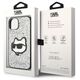 Karl Lagerfeld case for iPhone 14 6,1&quot; KLHCP14SG2CPS silver hardcase Glitter Choupette Patch 3666339099435