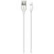 XO cable NB103 USB - microUSB 2,0 m 2,1A white 6920680862795