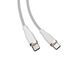 Devia cable Star PD USB-C – USB-C 1,5 m 60W 3A white 6938595387647