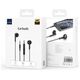 WIWU wired earphones EB312 jack 3,5mm black 6976195091175