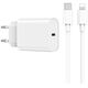 WIWU wall charger Wi-U001 PD 20W 1x USB-C white + cable USB-C - Lightning 6976195090055