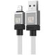 Baseus cable CoolPlay USB - Lightning 1m 2,4A white 6932172626730