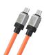 Baseus cable CoolPlay USB-C - USB-C 1m 100W orange 6932172626679