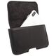 Sleek leather holster SAMSUNG S3 / S4 / IPHONE 6 / SE 2020 black 09035485