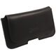 Sleek leather holster SAMSUNG S3 / S4 / IPHONE 6 / SE 2020 black 09035485