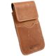 Vertical Holster IPHONE 13/13 PRO / 12/12 PRO / SAMSUNG GALAXY S24 Leather Case for Belt Open Wallet Nexeri Flap Leather brown 5904161118916