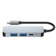 Splitter 4in1 USB HUB USB-C to 2xUSB + HDMI + USB-C Adapter Tech-Protect V2-HUB grey 9589046919350