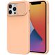 Case IPHONE 14 PLUS Silicone with Camera Cover Nexeri Silicone Lens peach 5904161128960