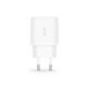 Wall Charger 20W USB-C PD + USB QC3.0 + Cable 1m USB-C - Lightning Tech-Protect C65W white 9490713929124