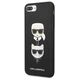 Original Case IPHONE 7+ / 8+ Karl Lagerfeld Hardcase Saffiano Ikonik Karl&Choupette Head (KLHCI8LSAKICKCBK) black 3666339054991