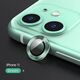 Tempered Glass for Camera IPHONE 11 USAMS Camera Lens Glass Metal Ring green 6958444987538