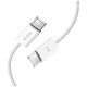 Cable PD 60W 3A 0,25m USB-C - USB-C Tech-Protect Ultraboost Classic white 9319456607109