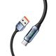 Cable 66W 6A 2m USB - USB-C Tech-Protect UltraBoost LED blue 5906203690688