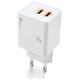 Wall Charger PD 35W 2x USB-C GaN Reverse U63 white 5905884803301