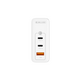 Wall Charger GaN 100W 1x QC3.0 USB + 2x PD USB-C Jellico C118 + Cable USB-C - USB-C white 6974929204532
