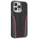 Original Case IPHONE 14 PRO MAX Audi Genuine Leather MagSafe (AU-TPUPCMIP14PM-R8/D3-RD) black & red 6955250226820