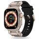 Strap for APPLE WATCH 4 / 5 / 6 / 7 / 8 / 9 / SE / ULTRA 1/2 (44 / 45 / 49 MM) Tech-Protect Delta Pro black-titanium 5906302307821