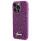 Guess case for iPhone 15 Pro 6,1&quot; GUHCP15LPMSDGSF fuschia HC PU Disco Script Metal 3666339173739