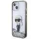 Karl Lagerfeld case for iPhone 15 6,1&quot; KLHCP15SLKKNSK transparentna hardcase Liquid Glitter Ikonik 3666339164072