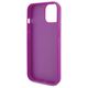 Guess case for iPhone 15 6,1&quot; GUHCP15SPMSDGSF fuschia HC PU Disco Script Metal 3666339173715