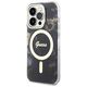 Guess case for iPhone 14 Pro Max 6,7&quot; GUHMP14XHTMRSK black hard case Golden Marble MagSafe 3666339115784