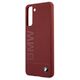 Original Case SAMSUNG GALAXY S21 BMW Hardcase Silicone Signature Logo (BMHCS21SSLBLRE) red 3700740497418