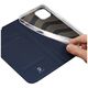 Case IPHONE 14 PLUS with a Flip Dux Ducis Skin Leather navy blue 6934913035085