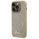 Original Case IPHONE 14 PRO Guess Hardcase Disco Metal Script (GUHCP14LPMSDGSD) gold 3666339173555