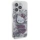 Original Case IPHONE 13 PRO MAX Hello Kitty Hardcase IML Kitty On Bricks Graffiti (HKHCP13XHDGPHT) white 3666339188627