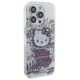 Original Case IPHONE 14 PRO Hello Kitty Hardcase IML Kitty On Bricks Graffiti (HKHCP14LHDGPHT) white 3666339188658