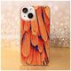 Gold Glam case for Samsung Galaxy A55 5G Orange 5907457743403