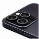 Set of lens glasses for iPhone 13 Pro Max 6,7&quot; black glitter (3 pcs) 5907457751361